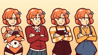 Melanie character portraits, "Spare Parts"