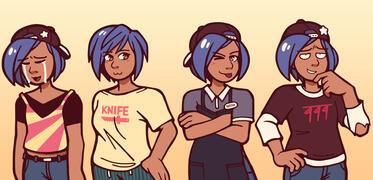 Karina character portraits, "Spare Parts"