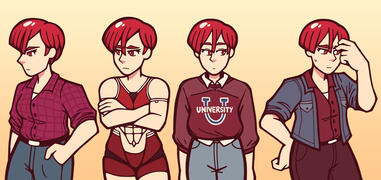 Unit 01 character portraits, "Spare Parts"