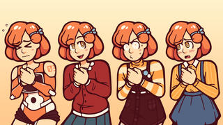 Melanie character portraits, "Spare Parts"