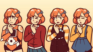 Melanie character portraits, "Spare Parts"