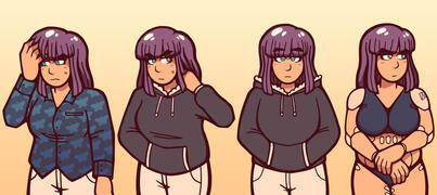 Unit 01 character portraits, "Spare Parts"