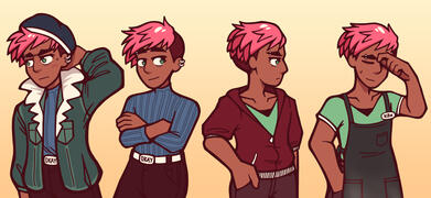 Killie character portraits, "Spare Parts"