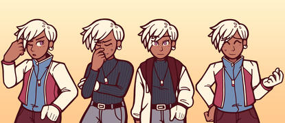 Nova character portraits, "Spare Parts"