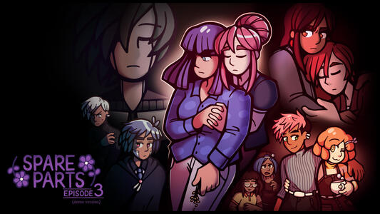 Title screen illustration for Spare Parts: Episode 3
